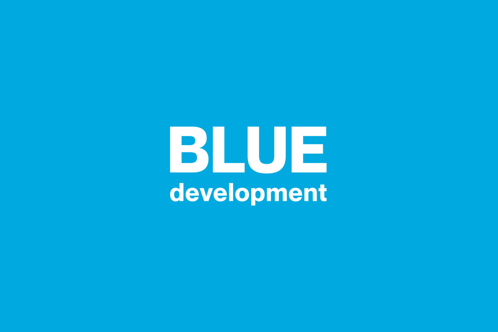 Blue development